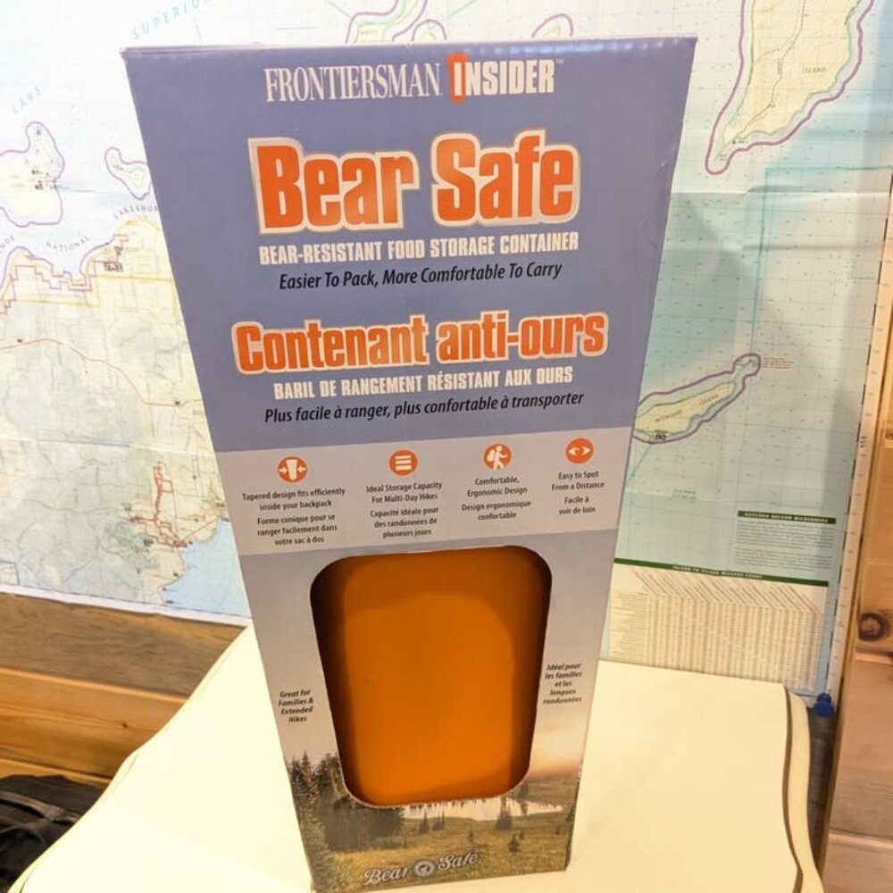 Bear Safe Food Storage Backpacking Canister